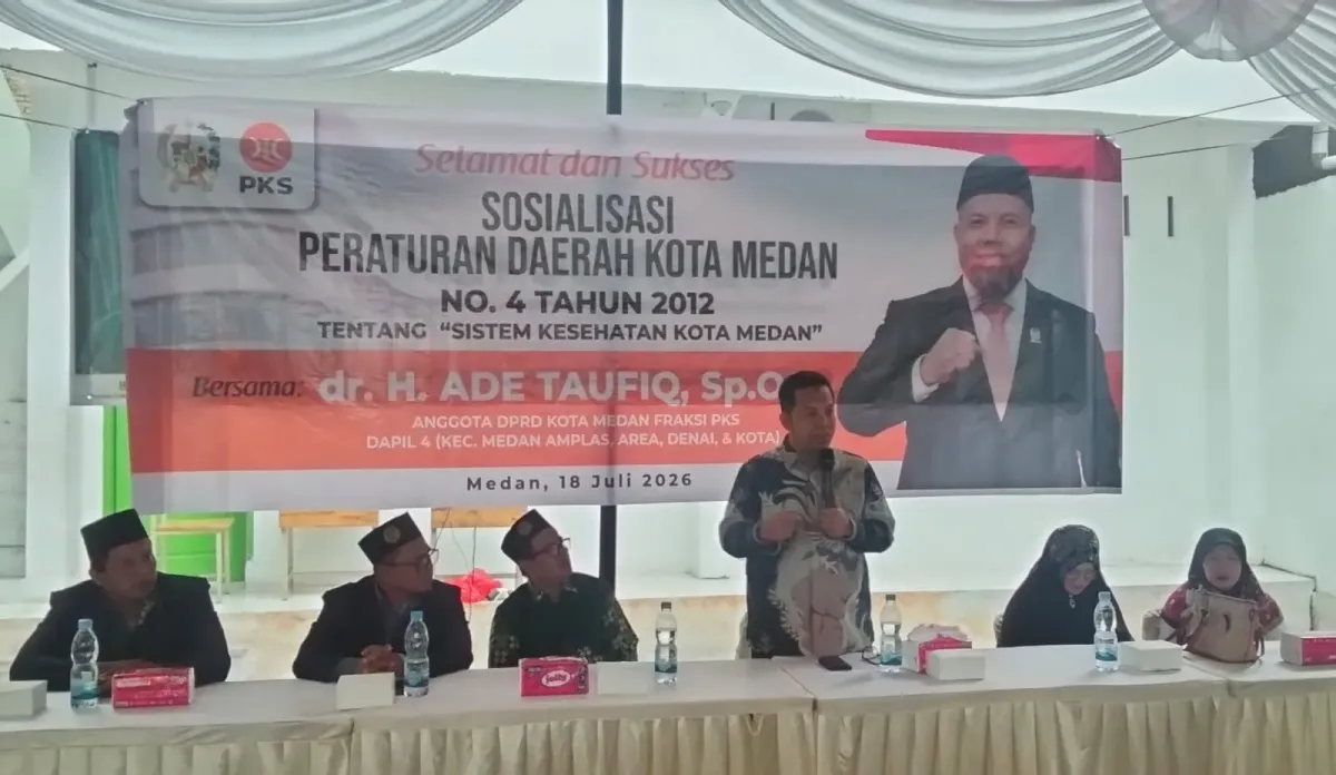 PKS Pastikan Warga Medan Bisa Berobat Gratis, dr. Ade Taufiq: Manfaatkan Program UHC