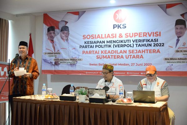 Hadapi Verifikasi Partai Politik, PKS Sumut Akui Sudah Siap